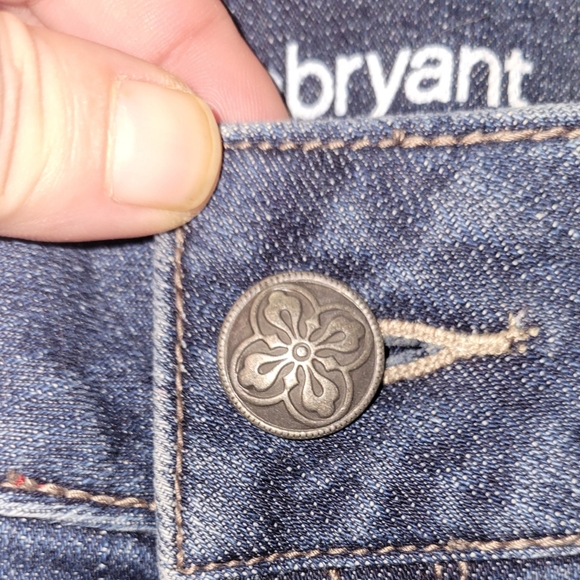 Lane Braynt Distinctly Boot Mid Rise Bootcut Jeans Darkwash Blue Denim Size 20 - Picture 7 of 12